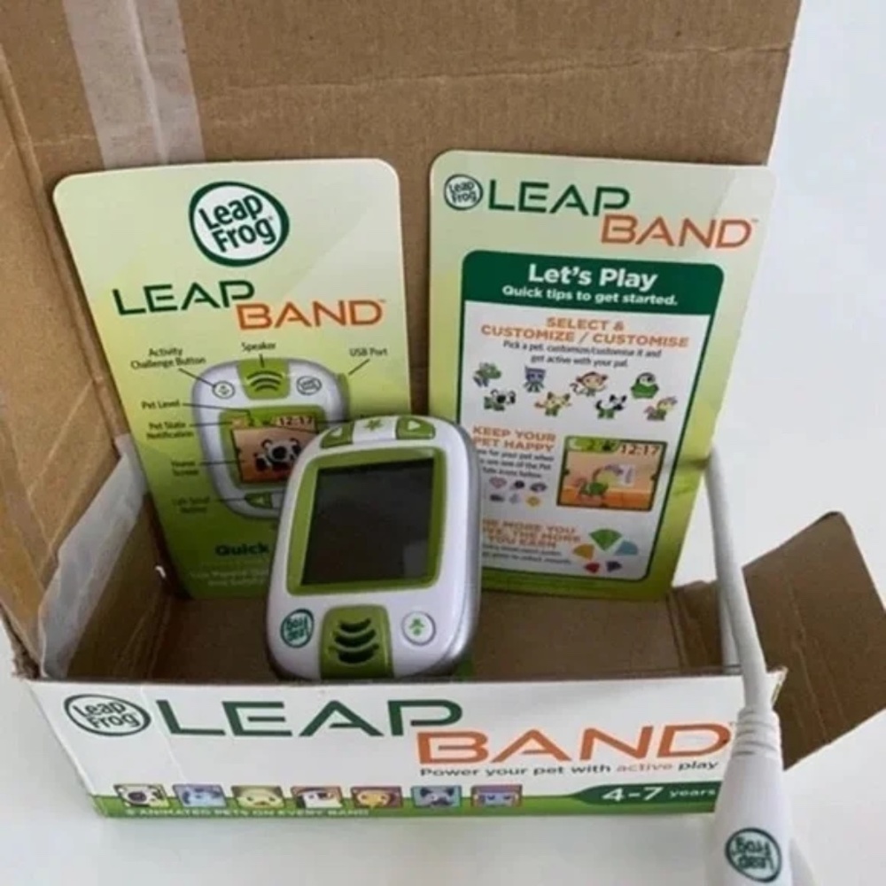 Leap Frog Leap Band Activity Tracker Watch Pet Play for 4-7yrs